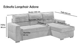 Das gewicht beträgt außerdem 28,6 kg. Adone Ecksofa 230 X 154 Cm Anthrazit Gunstig Mobel Kuchen Buromobel Kaufen Froschkonig24