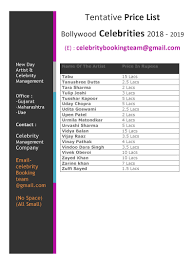 For Events Fees Prices For Parties Booking Celebrity For Wedding Celebrity Host Booking Information Info Ra Bollywood Celebrities Celebrities Bollywood