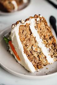 The three cakes can now be stacked directly on to each other. Southern Style Carrot Cake Recipe Amy In The Kitchen