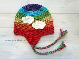 This video is showing how to knit hat with ear flaps. Free Crochet Pattern Easy Earflap Hat Pattern Paradise