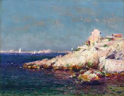 Jean Baptiste Olive Pecheurs Sur La Corniche Marseille