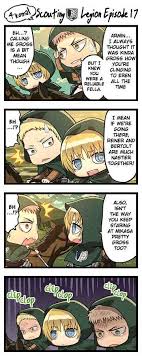 Read attack on titan for free on manganelo. Shingeki No Kyojin Chibi 4 Koma Training Squad Ch 4 Attack On Titan Anime Attack On Titan Funny Attack On Titan Comic