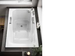 Remove the tub spout and remove the wall surface all around the tub to a height of about 8 inches. Bath Lifts For Corner Baths Off 70
