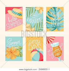 Unlock thousands of poster designs, brand essentials and more with canva pro. Vector Summer Cards Collection Elements With Quotes Greeting Cards Sale Badges Scrapbook Poster Cover Tag Invitation Poster Id 249683011