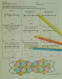 The angle addition postulate from segment addition postulate worksheet answer key , source:newatvs.info. Pin On Math Activities