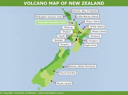This activity will compare current volcano and earthquake activity with tectonic plate boundaries. Volcano Map Of New Zealand Science Learning Hub