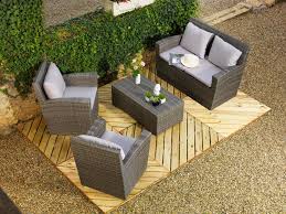 salon hawai en resine tressee sur jardindeco com salon de jardin resine mobilier jardin salon de jardin