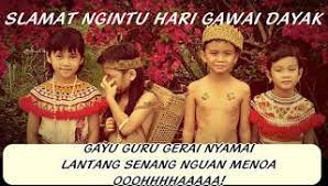 Kalimat ucapan hari raya idul fitri biasanya diberikan dalam bahasa indonesia. Ladyeyza96 Gambar Selamat Hari Gawai Gayu Guru Gerai Nyamai E Greetings Culture Art Cards
