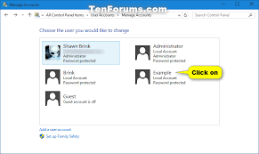 An existing microsoft account on a windows 10 computer can simply be converted into a local user account. Delete User Account In Windows 10 Tutorials