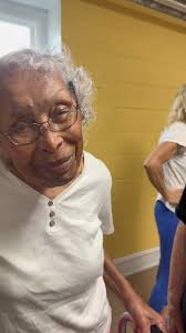 Retired nurse, Ernestine Bass of Crewe, turns 98-years-young tomorrow! She  was surprised today with cake and other treats by fellow members of her  chair fitness class at Mercy Outreach in Blackstone. ...