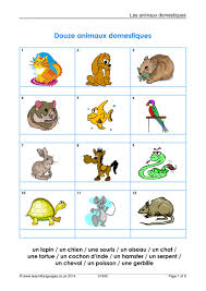 Les Animaux Domestiques French Activities Pets Teaching French