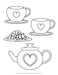 Tea Party Coloring Page Tea Party Coloring Pages Preschool Tea Party Coloring Page Colorin Coloring Pages To Print Coloring Pages Free Printable Coloring Pages