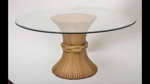 Counter height table base for glass top. Awesome Table Bases For Glass Tops Idea Youtube
