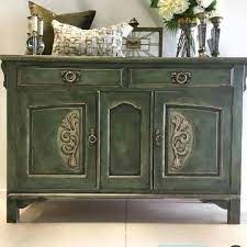 Commissioned Buffet With Inspiration Drawn From Textiles Chalk Paint By Annie Sloan Project From Auckland Refinishing Furniture Furniture Painted Furniture