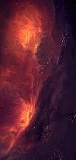 Ios 11 Iphone X Black Orange Fire Space Stars Planet Abstract Apple Wallpaper Iphone 8 Black Phone Wallpaper Galaxy Wallpaper Iphone Wallpaper Space