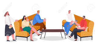 Drinks and cocktail recipes for dinner parties (32). People Have Dinner Party With Food And Drinks Home Reception Friends Spending Leisure Time Together With Fun Men And Women Have Conversation Vector Illustration Of Banquet In Flat Style Royalty Free Cliparts