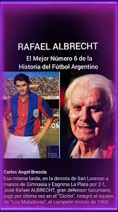 RAFAEL ALBRECHT El Mejor Número 6 de la Historia del Fútbol Argentino  #lavueltaeselestadioenavlaplataal1700 #sanlorenzodealmagro💙❤💙  #elciclon💙❤💙 #SanLorenzo #eltuneldeltiempoazulgrana ...