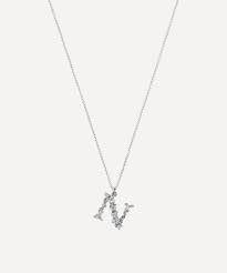 1,817 10 just an assortment of helpful tips and tricks for doing stuff, storing stuff or organizing stuff. Silver Floral Letter N Alphabet Necklace Liberty