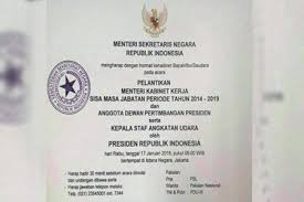 Senarai terkini menteri kabinet 2018. Jokowi Lantik Menteri Baru Ksau Dan Wantimpres Pagi Ini Fokus Berita E14938