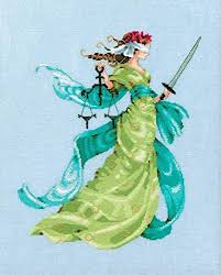 The stitch count is 80w x 110h. Amazon Com Mirabilia Nora Corbett Cross Stitch Chart Lady Justice Md160 Arts Crafts Sewing