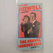 Vintage William Powell & Mary Astor in the Kennel Murder Case VHS 1933  Mystery Classic - Etsy