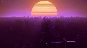 Neon City Outrun Synthwave Animation Loop 3 Creative Commons Synthwave Moving Backgrounds Retro Waves