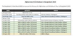 afghanistan bangladesh zimbabwe t20 tri series schedule