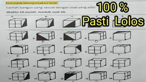 Tips mengerjakan tes ini yaitu anda harus memperbanyak perbendaharaan kosakata dan juga artinya. Ruang Rotasi Kubus Youtube