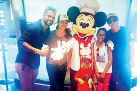 His father's name is mahendra pal dhawan and mother, sunaina dhawan. Photo Shikhar Dhawan And Family Are Holidaying At Disneyland