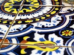 How To Make A Mexican Tile Table Top Mexican Tile Table Tile Tables Diy Table Top