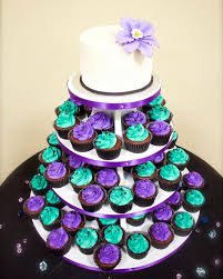 Purple Teal Wedding Cake Purple Teal Wedding Teal Wedding Cake Teal Wedding
