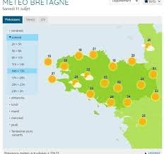 Service météorologique et climatique national : Meteo Ce Week End C Est Grand Soleil Pour Toute La Bretagne Le Penthievre