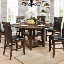 Industry black painted metal structure. Awesome Round Dining Table For 6 With Super Stylish Designs For Your Home