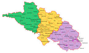 Dies ist eine landkarte, die tschechische. Schlesien Genealogie Familysearch Wiki