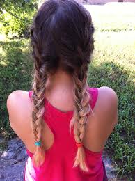 Braid your hair toward the back of your head. Sleep On It French Braids To Beach Waves
