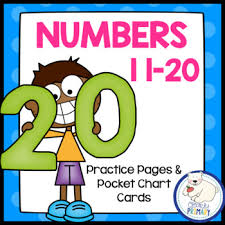 Numbers 11 20 Worksheets And Pocket Chart Cards