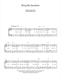 Print and download cover me in sunshine sheet music by pink & willow sage hart. Morecambe Wise Bring Me Sunshine Sheet Music Download Pdf Score 124495