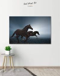 Choose your favorite running horses paintings from millions of available designs. Black Running Horses Canvas Wall Art Texelprintart