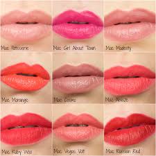 The colourful cosmetics brand officially launched in 1984 in a department store in toronto, canada. Mac Lipstick Collection And Swatches Mac Lipstick Collection Coral Lipstick Mac Lipstick Swatches