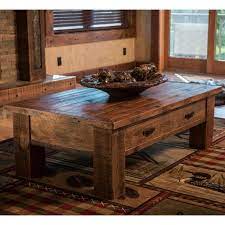 Old Sawmill 1 Drawer Barn Wood Coffee Table Barnwood Coffee Table Coffee Table Design Coffee Table