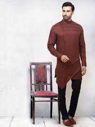 We pride ourselves on the quality of our stock as well as the selction. Brown Hued Solid Slim Fit Festive Wear Kurta Suit G3 Mks1140 G3fashion Com