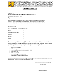 Berikut contoh surat lamaran pekerjaan yang bisa kamu download file dokumennya juga, link di bagian akhir artikel. Berkas Lamaran Kotaku Papua Barat 2021