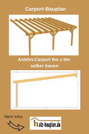 Bauplan Carport 6x6m Carport Selber Bauen Carport Bauplan Carport Bauen