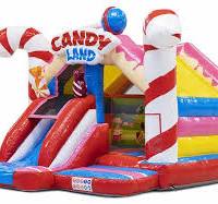 Slide Combo Candy Bounce House