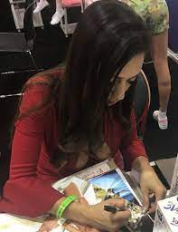 Ariella Ferrera Flashing Her Panties Signed 8x10 Photo Adult Model COA  Proof 47 