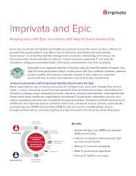 Predictive analytics and embedded decision support tools support clinical practice to yield better outcomes. Imprivata And Epic Imprivata