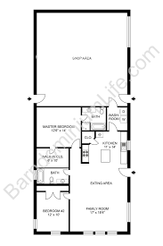 This sort of barndominium layout appropriates for a. Barndominium With 2 Bedrooms And Shop Barndominium Floor Plans Pole Barn House Plans Garage House Plans