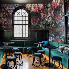 Dark Romantic And Moody Hassell Studio The Salon De Co Restaurant At Ovolohotels Inchcolm Hospitality Design Hotel Interior Design