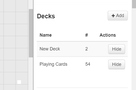 These ten types of decks of playing cards don't exhaust all that there is just yet. Community Forums Decks Not Displaying Correctly Roll20 Online Virtual Tabletop