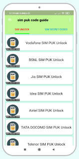 If you enter the wrong pin three times, your sim will be locked. Sim Puk Code Guide Apk 13 0 Download For Android Download Sim Puk Code Guide Apk Latest Version Apkfab Com